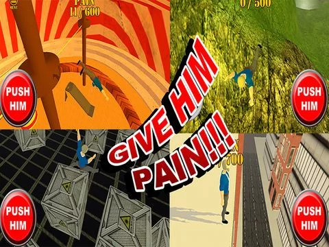 Изображение игры: Kill The Ragdoll Stickman 2 (a physics fall game)