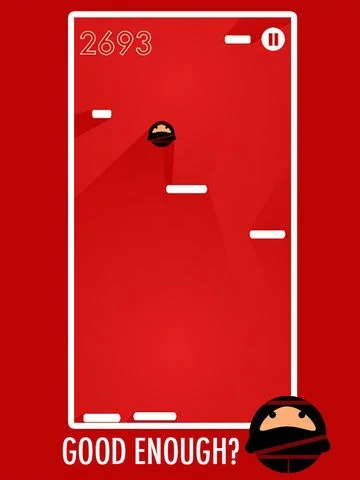 Изображение игры: Bounce Ninja & Mega Fall Fun Games Free