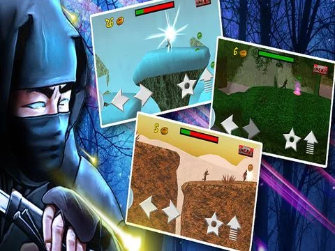 Изображение игры: 3D Ninja Warrior Run (a platform shooting game)