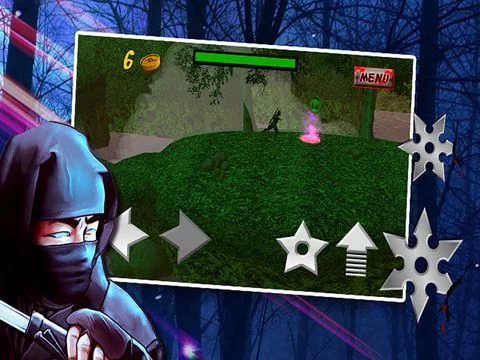 Изображение игры: 3D Ninja Warrior Run (a platform shooting game)