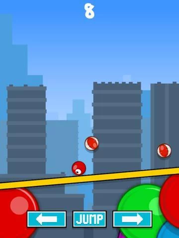 Изображение игры: Beach Balls vs Red Ball FREE