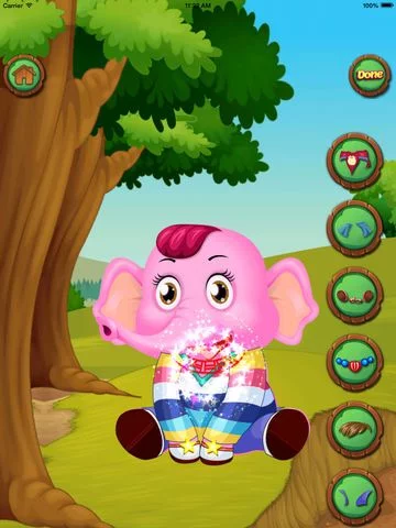 Изображение игры: Elephant Care And Dress Up - free game