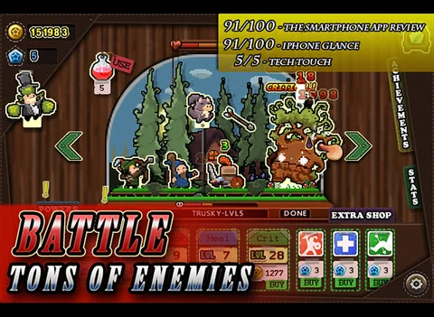 Изображение игры: Tap Heroes - Relaxing Idle Grinder Clicker Game - Defeat Critters Levelup Gather XP and Increase Stats!
