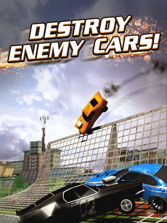 Изображение игры: Car Wars: Free Destruction Derby Game