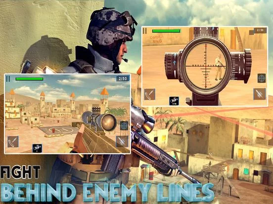 Изображение игры: Sniper Survival - FPS War Game