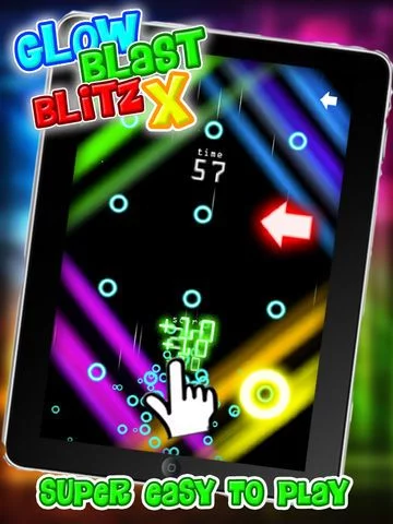 Изображение игры: Glow Blast Blitz X - Bubble Arrow Tap Game