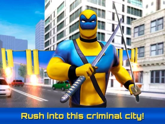 Изображение игры: Dual Swords City Superhero Sim
