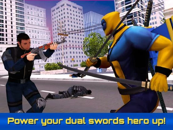 Изображение игры: Dual Swords City Superhero Sim