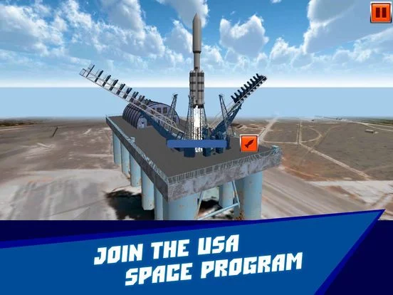 Изображение игры: USA Space Force Rocket Flight
