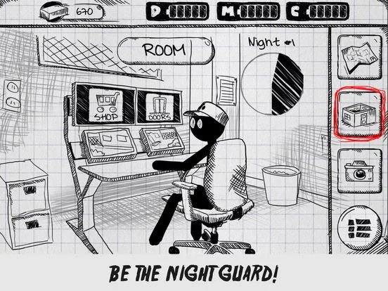 Изображение игры: Sticky Man - Survival Nights