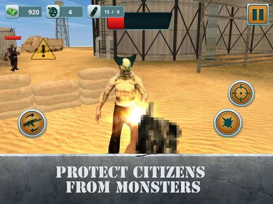 Изображение игры: Sniper Survival Monster Killer