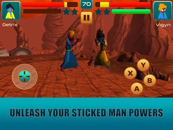Изображение игры: Sticked Man - God Battle Sim