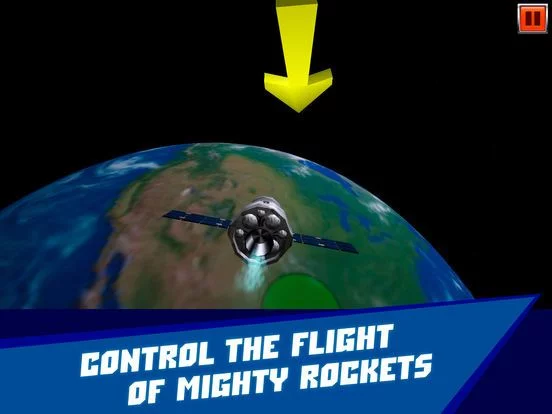 Изображение игры: USA Space Force Rocket Flight