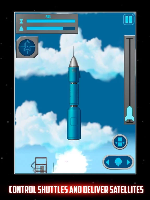 Изображение игры: Cosmic Rocket Agency Flight