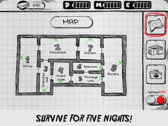 Изображение игры: Sticky Man - Survival Nights