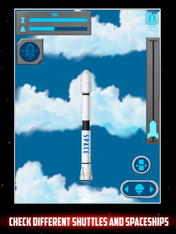 Изображение игры: Cosmic Rocket Agency Flight