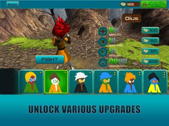 Изображение игры: Sticked Man - God Battle Sim