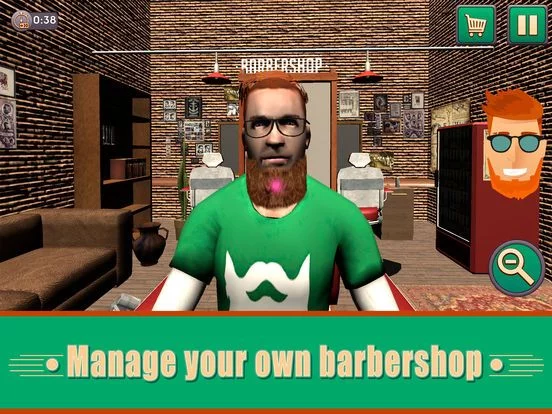 Изображение игры: Barbershop Beard Shaving Salon