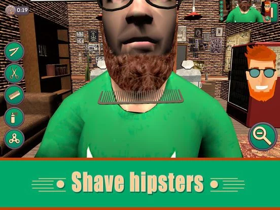 Изображение игры: Barbershop Beard Shaving Salon