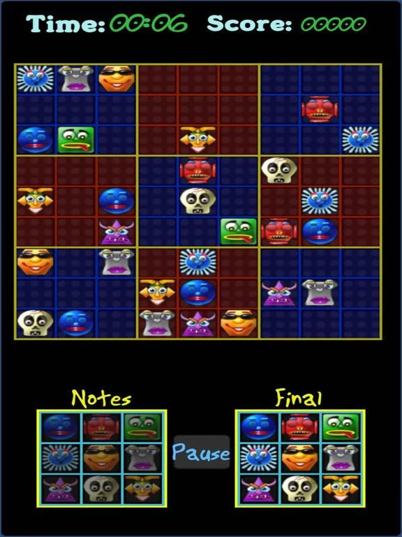Изображение игры: Snoodoku Free