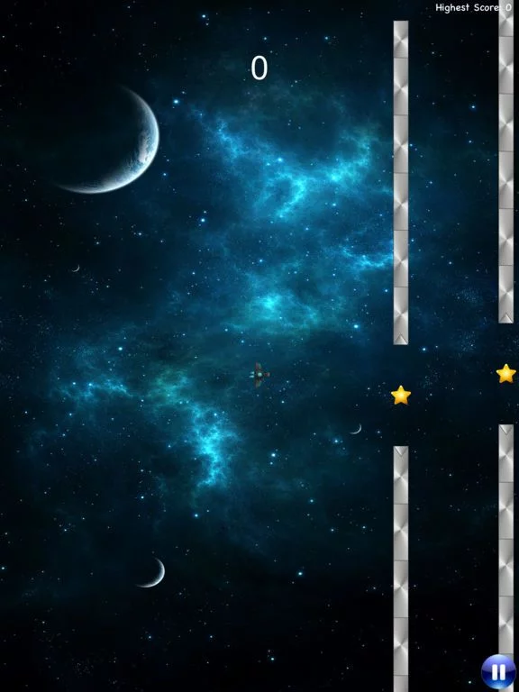 Изображение игры: Space Flappy