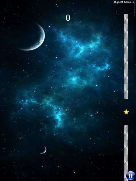 Изображение игры: Space Flappy
