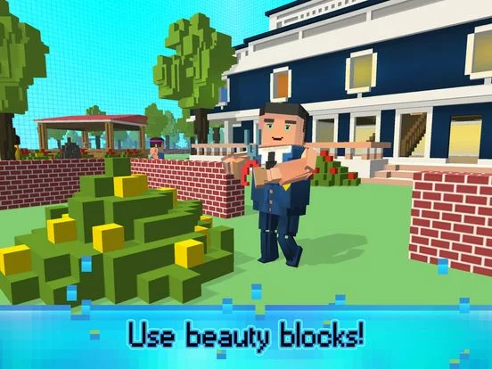 Изображение игры: Sim Block House Craft n Design