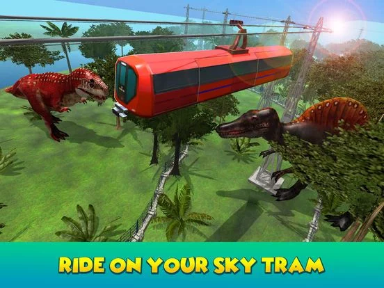 Изображение игры: Dino Park Sky Tram Simulator