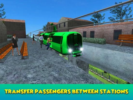 Изображение игры: Dino Park Sky Tram Simulator