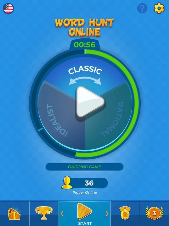 Изображение игры: Word Hunt Online