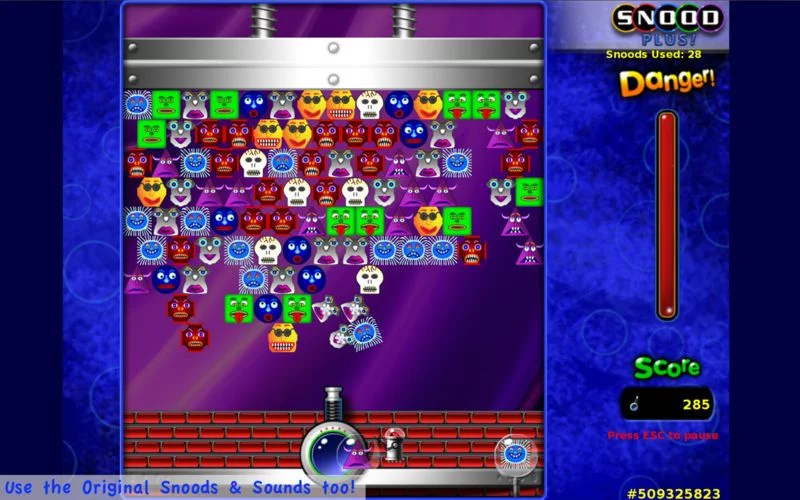 Изображение игры: Snood Plus