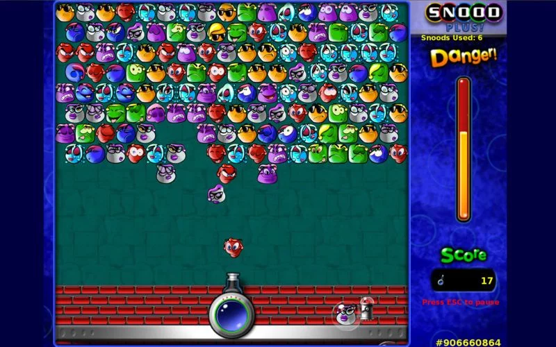 Изображение игры: Snood Plus
