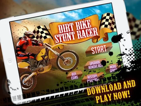 Изображение игры: Mad Motorcross King! Extreme Dirt Bike Stunt Trial