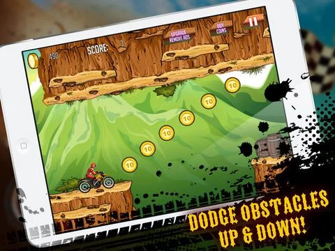 Изображение игры: Mad Motorcross King! Extreme Dirt Bike Stunt Trial