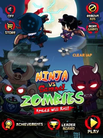 Изображение игры: Ninja vs Samurai Zombies
