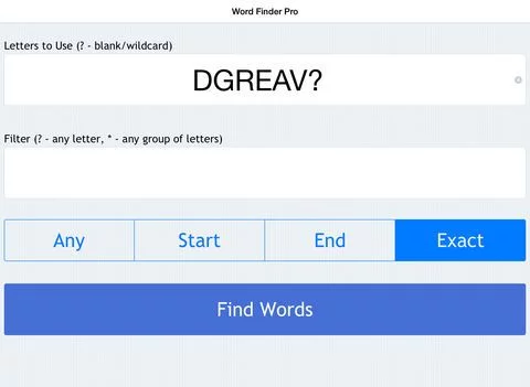 Изображение игры: Game Word Finder
