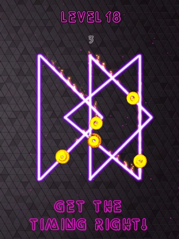 Изображение игры: Looper! Neon balls puzzle