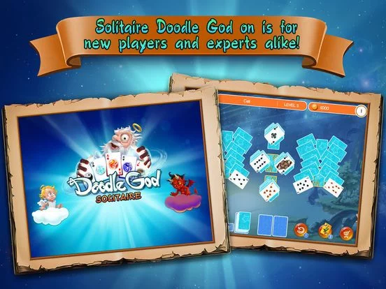 Изображение игры: Solitaire Doodle God