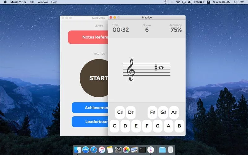 Изображение игры: Music Tutor - Sight Reading Trainer