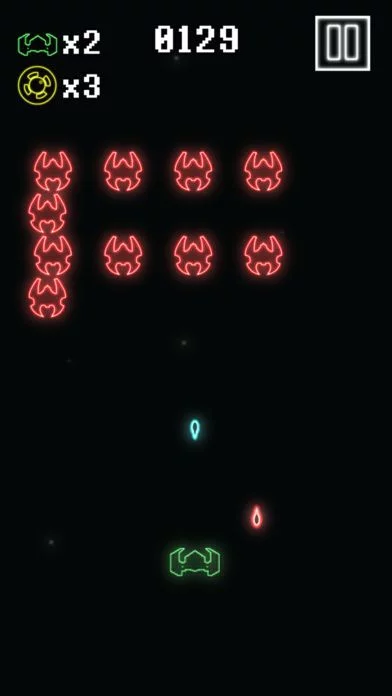 Изображение игры: Old Galaxian
