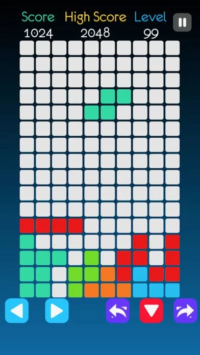 Изображение игры: Old Tetris