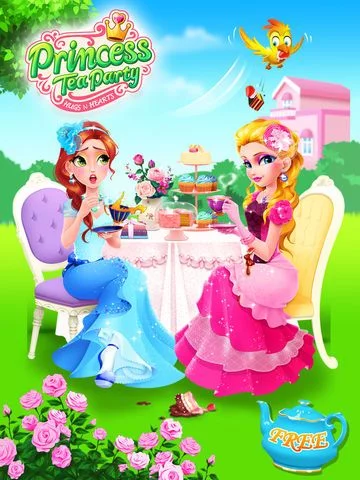 Изображение игры: Princess Tea Party- Girls Makeup, Dressup and Makeover Game
