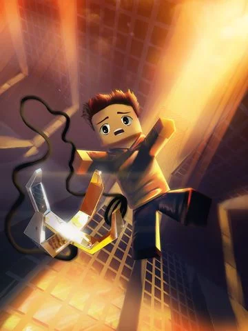 Изображение игры: Ace Hero Voxel Flick N Fly - Lucky Block Zipline Swing Edition