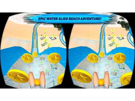 Изображение игры: VR Beach Water Sliding - Water stunt & ride