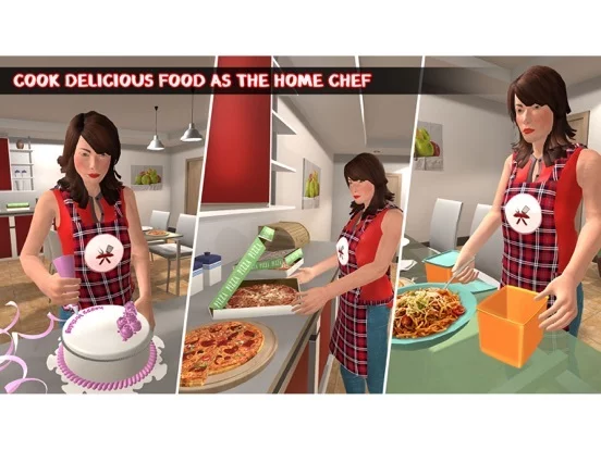 Изображение игры: Mother Chef Food Delivery Game