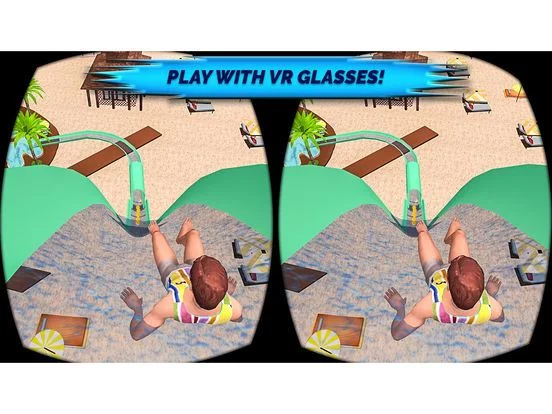 Изображение игры: VR Beach Water Sliding - Water stunt & ride