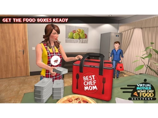 Изображение игры: Mother Chef Food Delivery Game