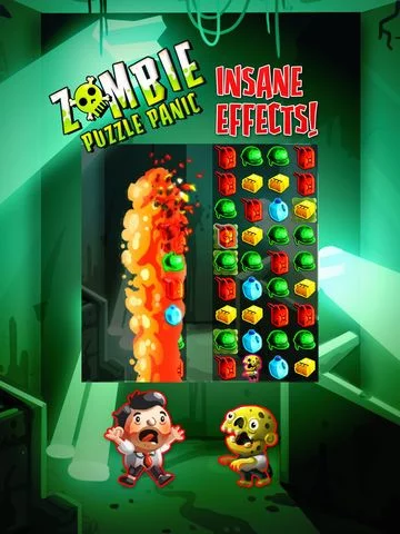 Изображение игры: Zombie Puzzle Panic