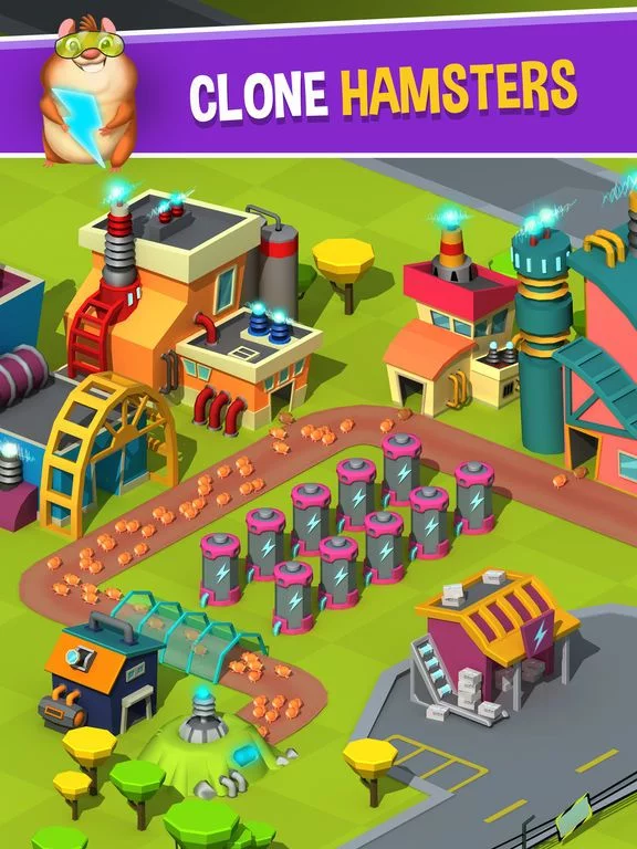 Изображение игры: Tiny Hamster: Clicker Game