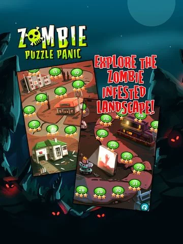 Изображение игры: Zombie Puzzle Panic